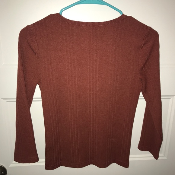burnt orange F21 Top - Picture 2 of 3